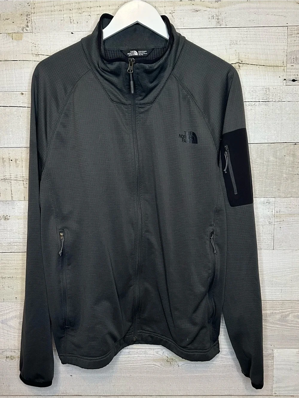 THE NORTH FACE BOROD FULL ZIP FLEECE MEN'S XL Dark grey